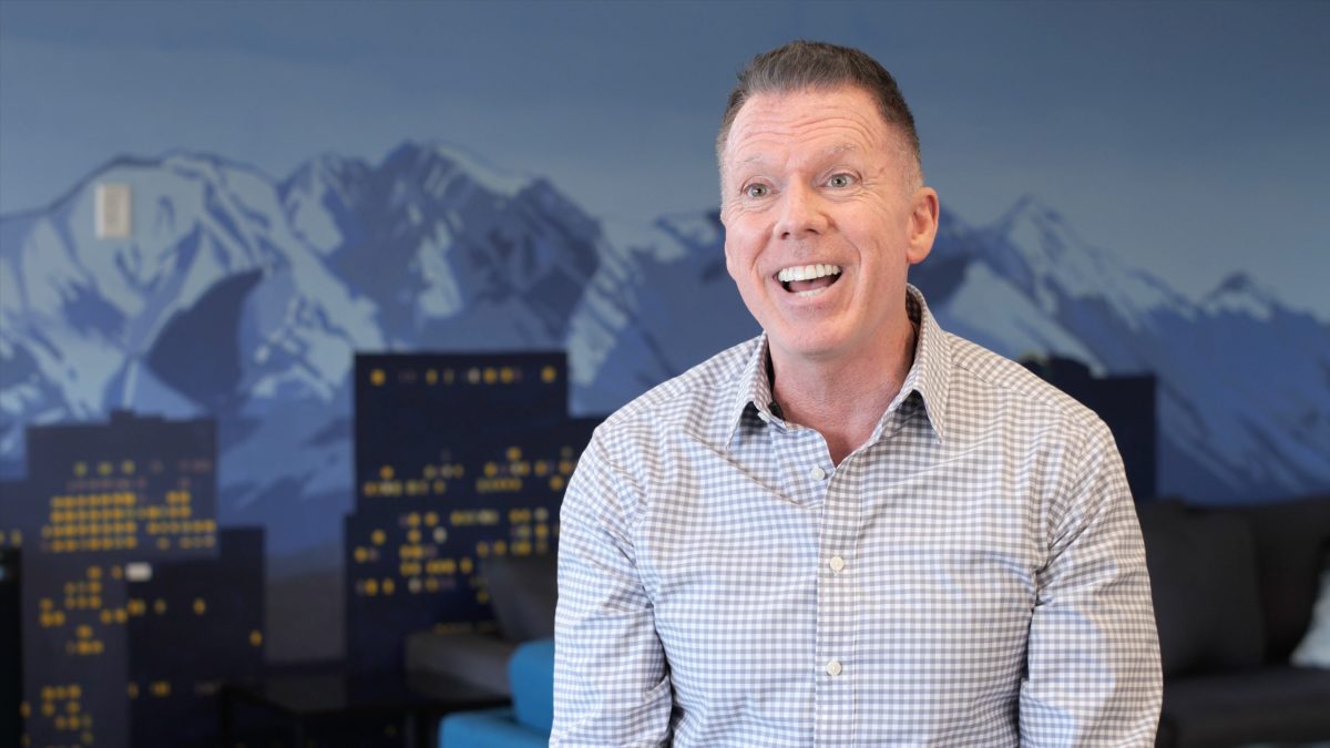 Bruce Brown in a vertical social cut